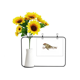 thumbnail image 1 of Pájaro Pájaro Peleón Tarjeta de bendición de jarrón de girasol artificial, 1 of 3