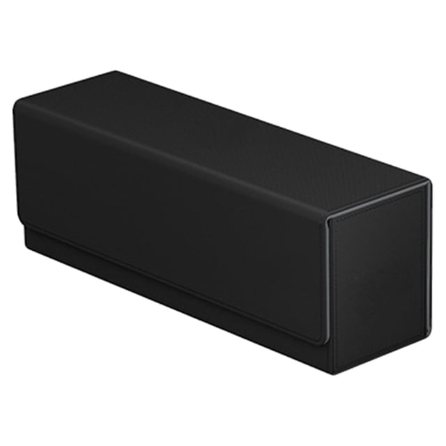 Caja de cubierta de cuero para cartas coleccionables Sunnimix con capacidad para 400 cartas desnudas Negro