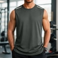 thumbnail image 5 of UAYOTSE Men's Quick Drying Mesh Thin Breathable Sweat Wicking Loose Fitting Sports Tank Top,Sizes XL, 5 of 6