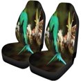 thumbnail image 2 of Juego de 2 fundas para asientos de coche ABPHQTO Resplandeciente Quetzal Protector universal, 2 of 4