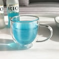 thumbnail image 2 of Tasse à Café en Verre à Double Paroi avec Poignée - Verre Borosilicate Résistant à la Chaleur pour Boissons Chaudes/froides, Idéal pour Cafés, Réunions et Rassemblements - Design Isolé pour Plus de Sécurité, 2 of 5