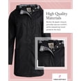 thumbnail image 4 of URBAN REPUBLIC Womens Rain Jacket Lightweight Insulated Water Resistant Windbreaker for Women, 4 of 7