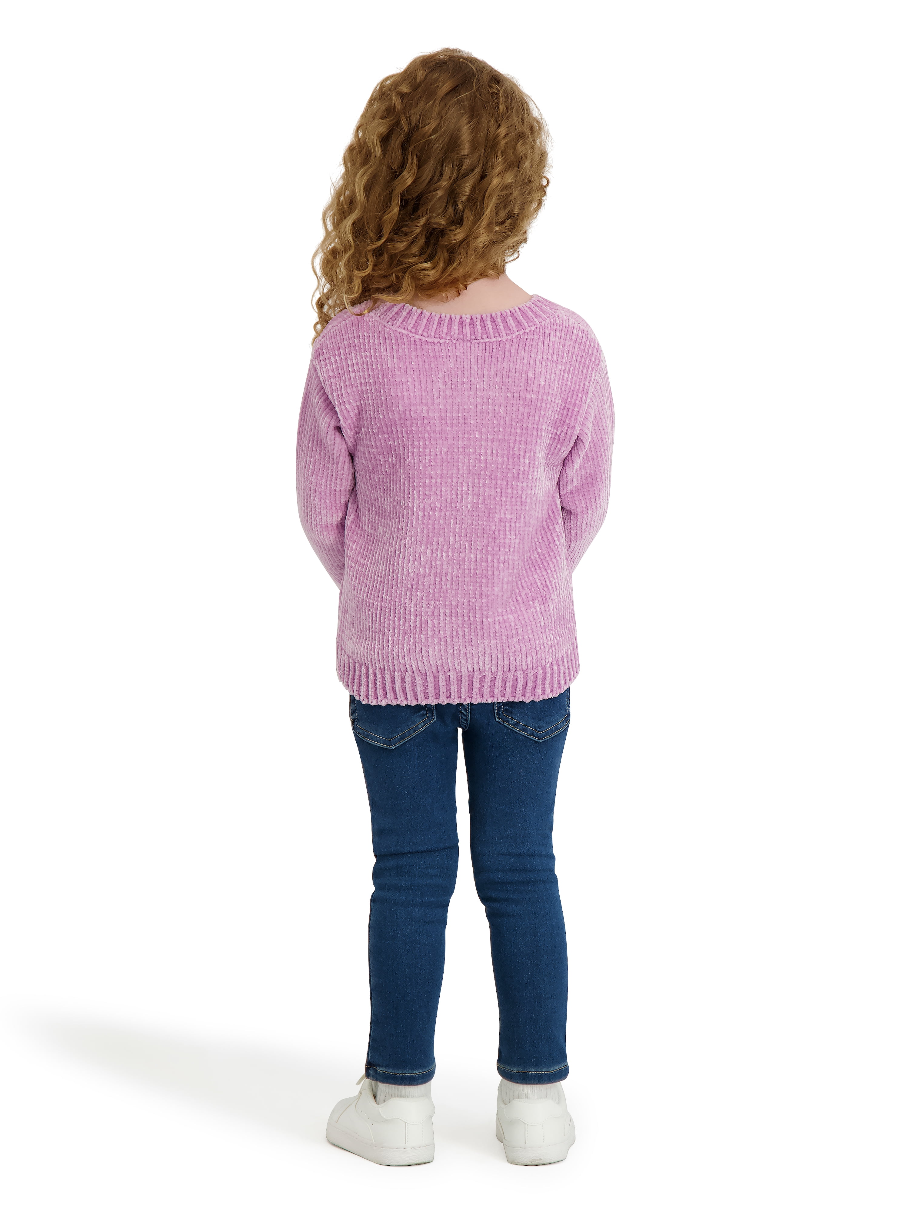 Princess Aurora Toddler Girls Chenille Sweater, Sizes 12 Months - 5T
