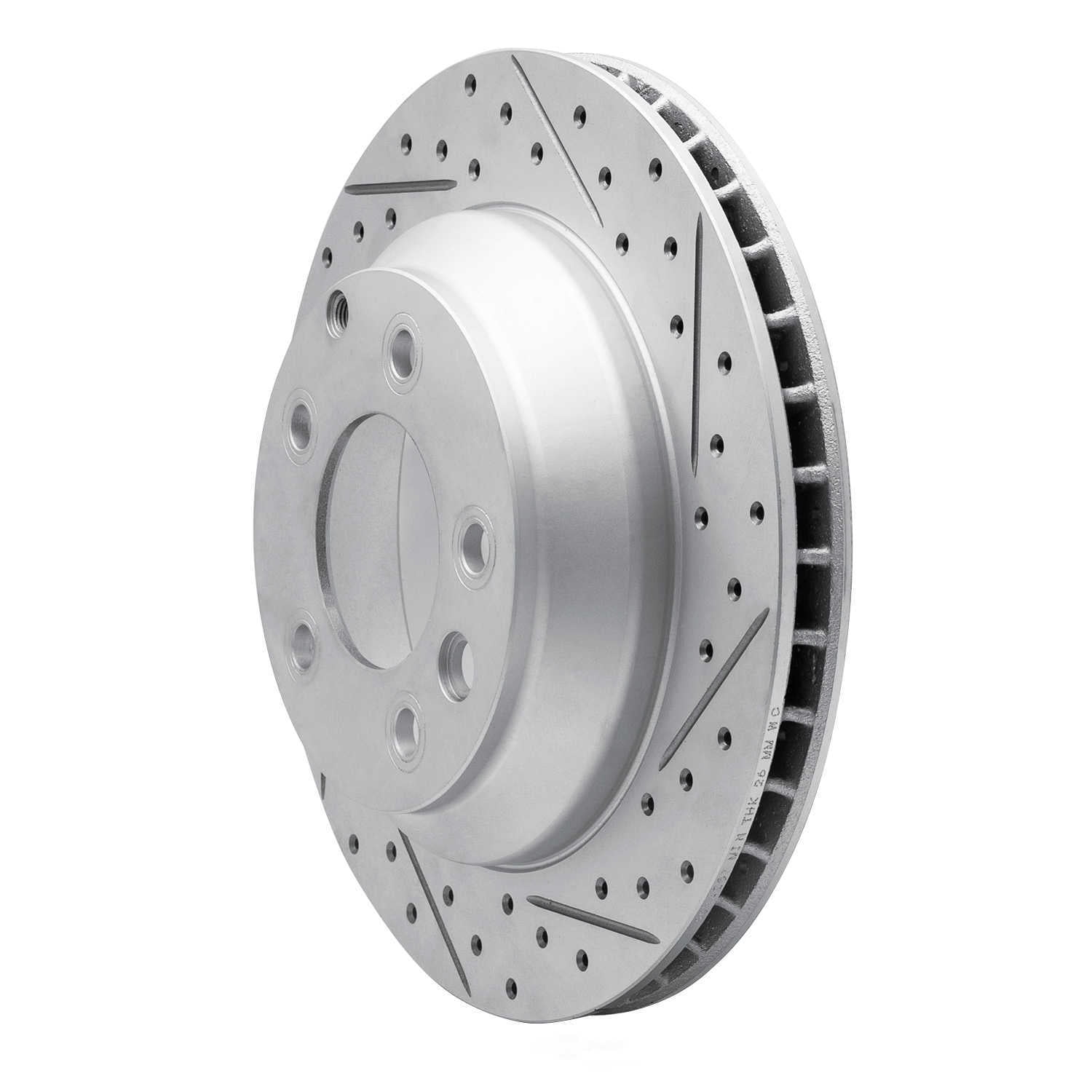 Dynamic Friction Company 830-74048R DFC Geoperformance Rotor - Drilled and Slotted