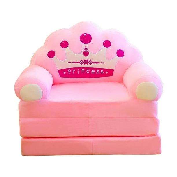 Sofá plegable para niños, sofá para niños, suave, cómodo, encantador y versátil, sillón con respaldo, sofá cama de dibujos animados para el dormitorio 50cmx55cmx50cm