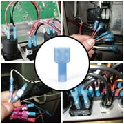 EverStart 15-Piece Slide Connectors Female, Blue, Fits 16-14 gauge for cars or trucks
