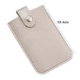 thumbnail image 6 of Tnobhg Card Holder Smooth Faux Leather Multi Pockets Drawing Type Large Capacity Button Closure ID Cards Credit Cards Ticket Organizer, 6 of 8