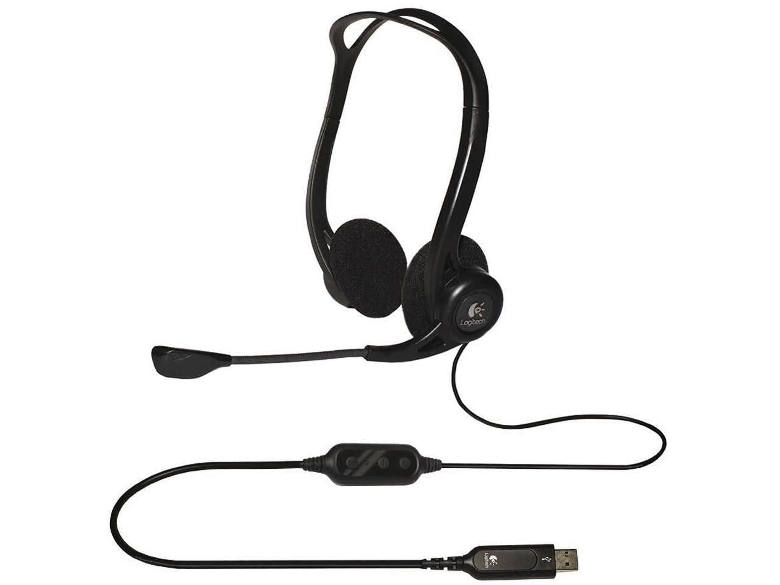 Casque Logitech PC960 USB stereo headset – STATION DE TRAVAIL