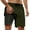 Army Green, variant on Men's Swim Trunks with Compression Liner and Pockets - Inseam Board Shorts for Water Fun