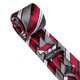 thumbnail image 4 of Conjunto de Corbata Barry.Wang de Seda Tejida con Rayas y Pañuelo de Bolsillo, 4 of 8