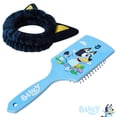 thumbnail image 2 of LUV HER Kids Hair Brush & Spa Headband Set for Girls - Features Bluey - Fun Grooming Kit for Detangling, Styling & Skincare - Soft & Stretchy One Size, 2 of 6