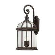 Satco Boxwood Rustic Bronze Traditional Outdoor w/ 3 Light 60W