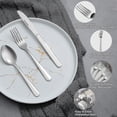 thumbnail image 3 of Dinner Forks, Silverware Forks Set Of 12, Food Grade Stainless Steel Flatware Table Forks Sets, Mirror-polished Dishwasher Safe, Use For Home Kitche, 3 of 5