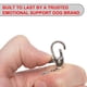 thumbnail image 3 of Placa de identificación industrial para perros de apoyo emocional, placas metálicas de identificación para perros de apoyo emocional, ESA, 3 of 5