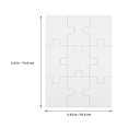 thumbnail image 3 of 35 Pieces Per Sheet 4 Sheets Heat Transfer Blank Puzzle For Family Game And Decoration, 3 of 8