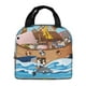 thumbnail image 1 of Easygdp Animals on Noah's Ark Floating Bolsa Térmica Premium - Tela Oxford Impermeable, Gran Capacidad, Bolsillo Frontal, Unisex para Trabajo, Escuela, Actividades al Aire Libre y Picnics, 1 of 8