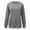 Grey, variant on Women's Winter Hooded Sweater Warm Wool Blend Pullover with Pockets Cozy Cold Weather Top White M