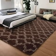 thumbnail image 6 of Homore Geometric Area Rugs for Bedroom Living Room Decor 6' x 9' Brown/Camel, 6 of 8