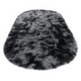 thumbnail image 4 of Yeerswag Fluffy Plush Shaggy Black Area Rug, 2.6’ x 5.3’, Non-Slip, 4 of 10