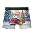 thumbnail image 2 of Santa is Coming Dachshund Merry Christmas Xmas Noel Truck Tree All Over Print Boxer Briefs Underwear for Men Dad Wiener Dog Lover Gifts Idea - 02023, 2 of 6