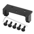 thumbnail image 1 of Placa servo de aluminio, soporte servo de Metal para HBX 2098B 1/24, coche trepador de control remoto, pieza de actualización, color negro, 1 of 8