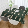 thumbnail image 2 of Yayeee Tablecloths 60" x 108" Rectangle Wrinkle Resistant Party Table Cover, Beige Plants, 2 of 8