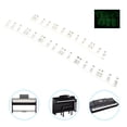 thumbnail image 1 of Glow in the Dark Piano Key Stickers Removable Piano Key Stickers 61 Keys Full Size Silicone Reusable Piano Keyboard Stickers Suitable for Beginners Comes with a Box, 1 of 7