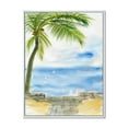 thumbnail image 1 of Designart Palm Beach Resort At Dawn II FLOAT FRAME WALL ART, 1 of 4