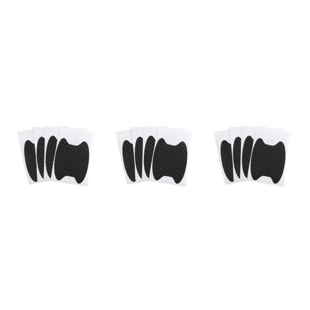 Scienceny 4 Uds película de manija de puerta de coche Protector de manija de coche profesional duradero adhesivos antiarañazos ajustables de adherencia Type1 NO1 Scienceny CBP547456