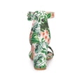 thumbnail image 2 of BLISSFUL STEP Women's Shoes Solid Color Open Toe Block High Heels Summer Sandals Green 8, 2 of 7