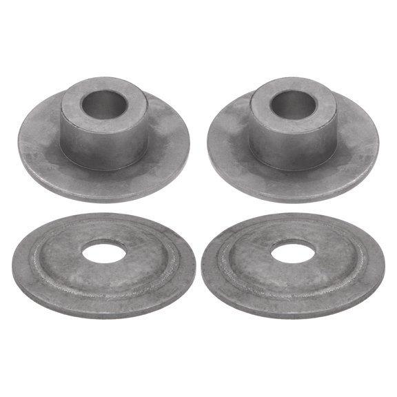 Uxcell 2pack Bench Grinder Arbor Washer Flange 1.26'' OD x 0.63'' ID Carbon Steel Tool Parts for Bench Grinder Polisher