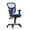 Blue, variant on Flash Furniture Nicholas Mesh Mid Back Executive Chair with Arms, 300 lb, Red/White