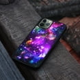 thumbnail image 4 of WIRESTER Shockproof Soft Rubber Cover Case for Apple iPhone 11 Pro 5.8" 2019, Purple Nebula Galaxy, 4 of 5
