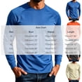 thumbnail image 2 of Men Fall Clothes,Workout Shirts for Men Breathable Raglan Long Sleeve Athletic Tee Tops Lightweight Crew Neck T Shirts, 2 of 8
