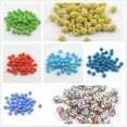 thumbnail image 3 of 50 Pieces Assorted Color Round Clay Rhinestone Beads for Jewelry Making DIY 10mm, 3 of 7