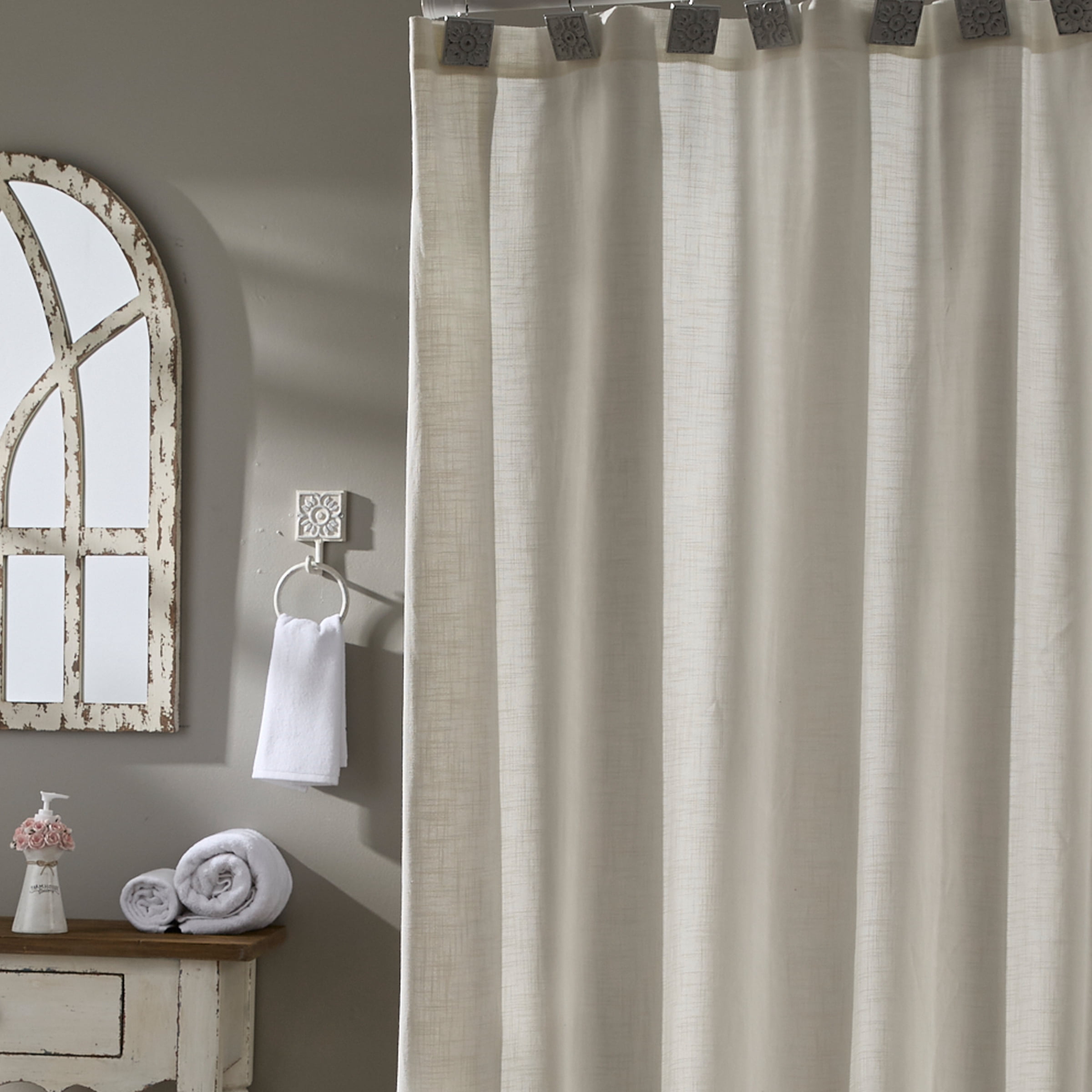 Park Designs Colette Ruffle Shower Curtain