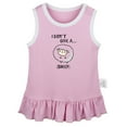 thumbnail image 1 of I Don't Give A Sheep Funny Dresses For Baby, Newborn Babies Skirts, Infant Princess Dress, 0-24M Kids Graphic Clothes (Pink Sleeveless Dresses, 6-12 Months), 1 of 4