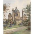 thumbnail image 3 of Carl Wenzel Zajicek 12x14 Black Modern Framed Museum Art Print Titled - Wien Karlskirche, 3 of 5