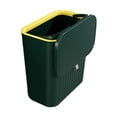 thumbnail image 1 of Contenedor de abono para cocina, bote de basura colgante para cocina con tapa, contenedor de basura, bote de basura delgado moderno para armario, RV Verde, 1 of 9