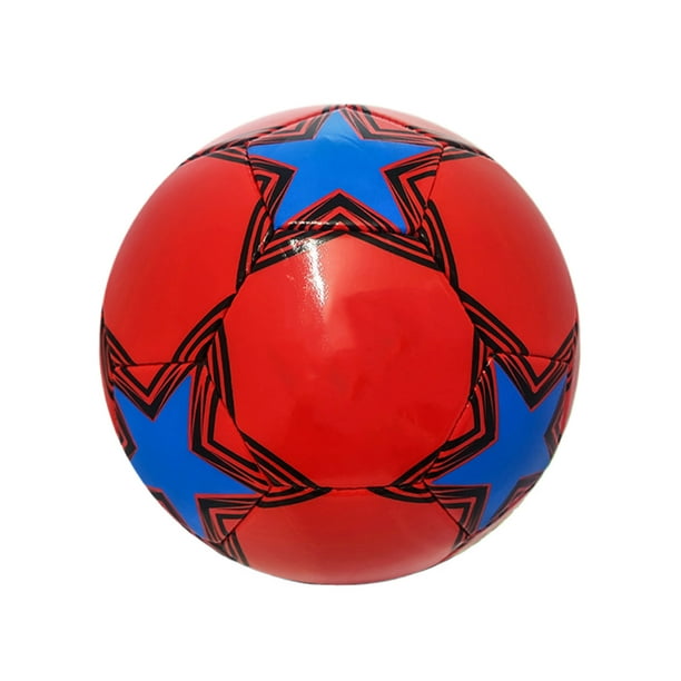 Balón de fútbol competitivo Advancent con cubierta luminosa de PU y vejiga de goma rojo