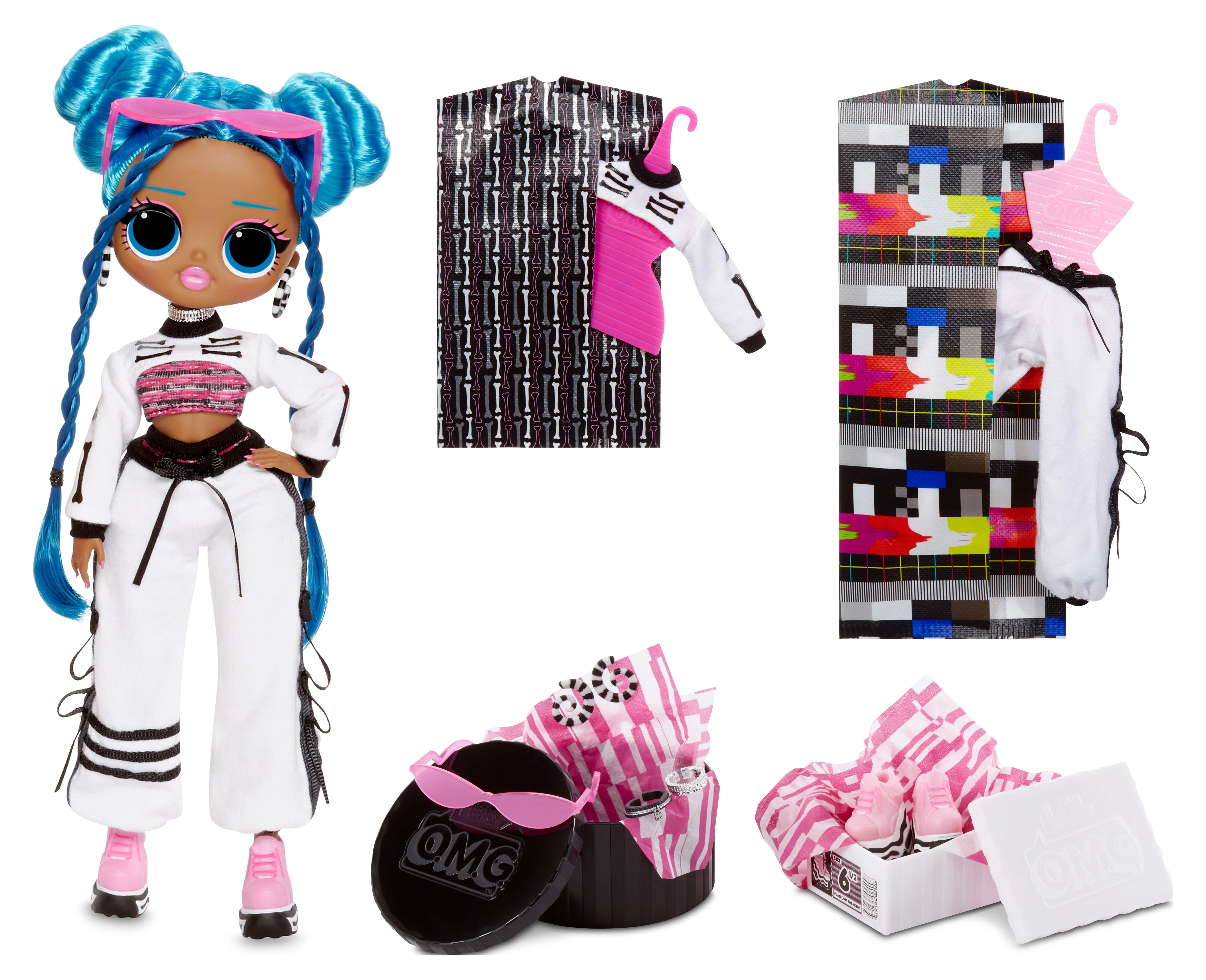 LOL Surprise OMG Fashion Doll 2-Pack Roller Chick And Chillax With 20 Surprises Each, Great Gift for Kids Ages 4 5 6+