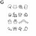 thumbnail image 1 of Herbal Juice Small Fresh Tattoo Stickers Cute Finger Semi-Permanent Tattoo Stickers 1pcs, 1 of 1