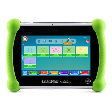 LeapFrog LeapPad Academy - Green Plastic, Silicone with Accessories, Baby and Toddler Toys