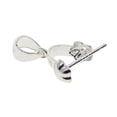 thumbnail image 3 of AMLESO Sterling daisy flower 15mm Pinch Bails Connector DIY Making 16mm, 3 of 8