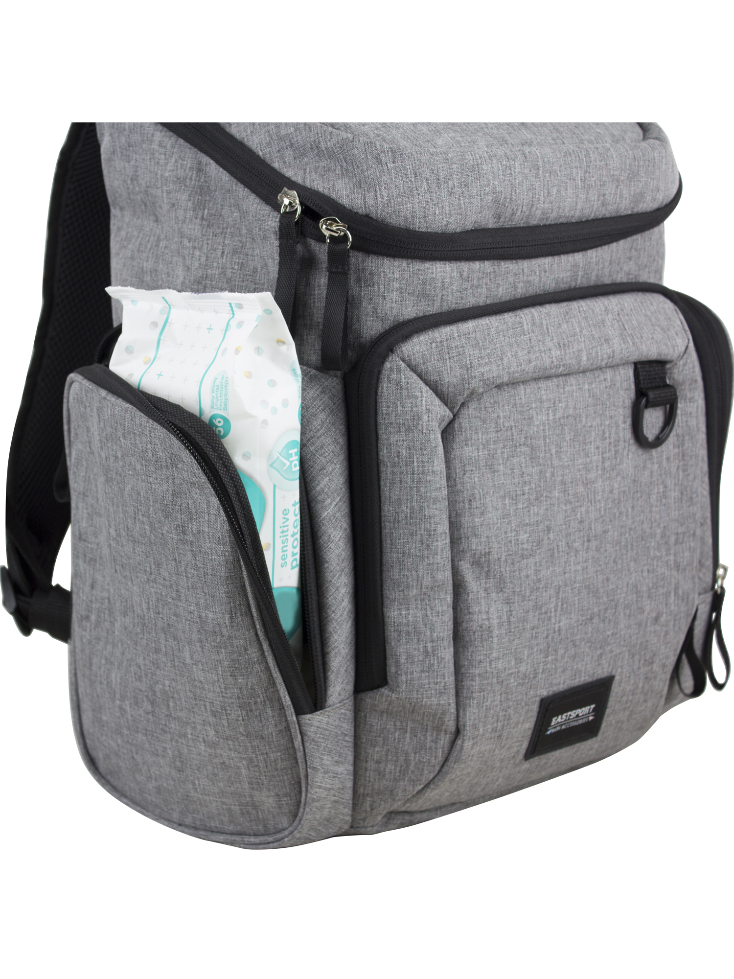 Eastsport Wooster St. Large Backpack Diaper Bag with Changing Pad photo 4
