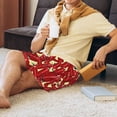 thumbnail image 4 of Daiia Fire Extinguisher Mens Woven Stretch Pajama Short,Short Pajama Pants-3X-Large, 4 of 9