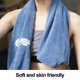 thumbnail image 3 of Toalla de gimnasio para sudar: toalla de entrenamiento suave y absorbente (42 x 95 cm) - Toalla deportiva con infusión (rosa), 3 of 5