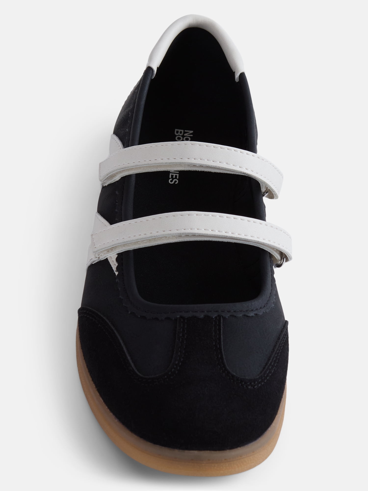 No Boundaries Women’s Strappy Ballet Sneakers