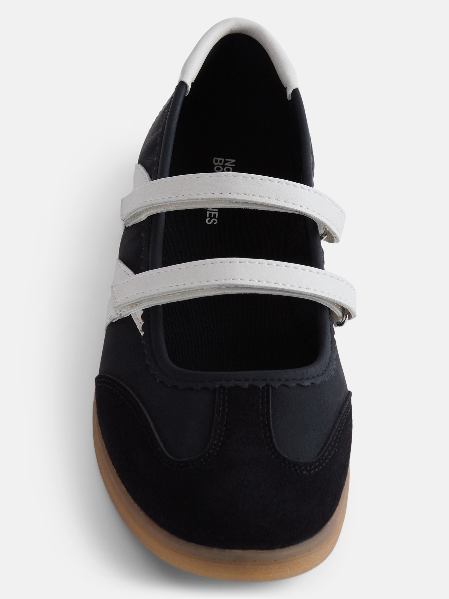 No Boundaries Women's Strappy Ballet Sneakers photo 5