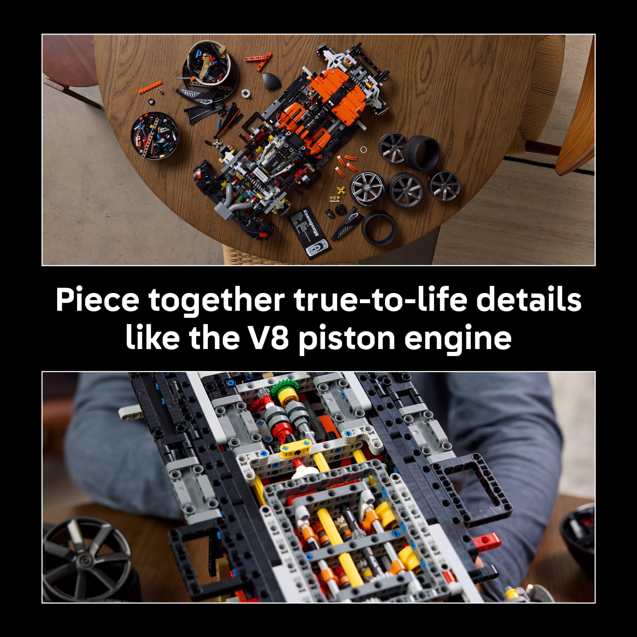 LEGO Technic Koenigsegg Sadair’s Spear Megacar - Building Set for Adults, Ages 18+ - Model Car Kit for Display - Gift for Men & Women - 42232
